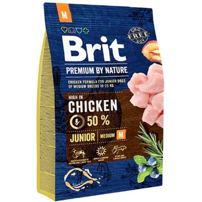 Picture of BRIT NATURE Chicken Junior Medium x 3kg